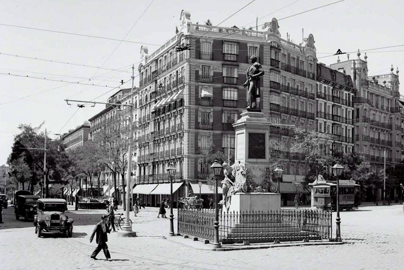 Bulevar de la calle de Carranza. Dcada de 1930