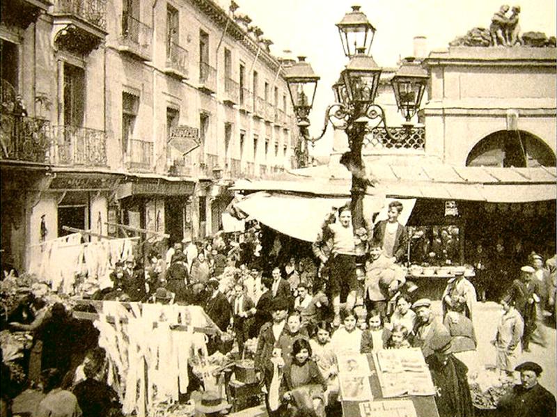 Mercado de San Ildefonso en 1930