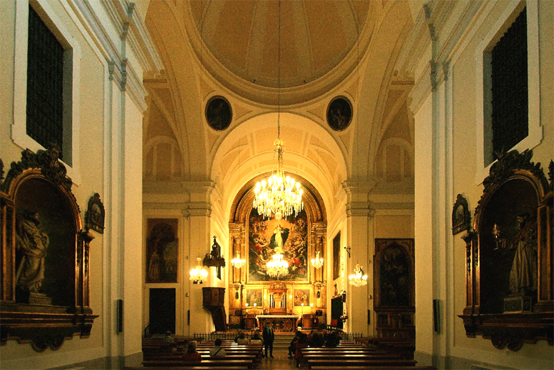 Interior de la iglesia de las Mercedarias