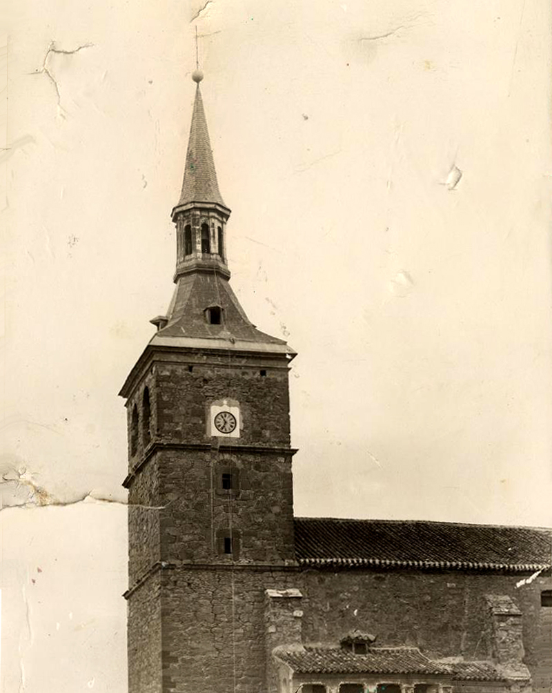 Iglesia parroquial de Criptana destruida en 1936