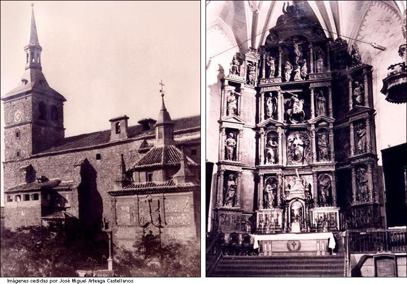 Iglesia parroquial de Criptana incendiada en 1936