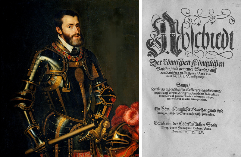 Carlos V y la Paz de Augsburgo de 1555