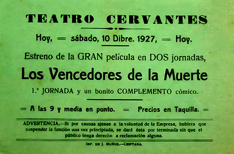 Propaganda Teatro Cervantes