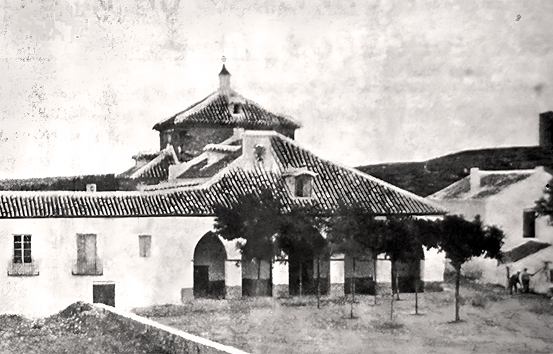 Antiguo aspecto de la ermita del Cristo de Villajos