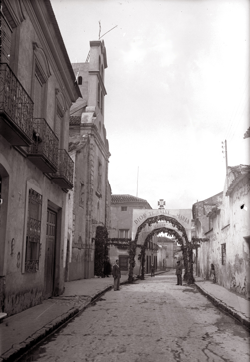 Calle del Convento en 1940