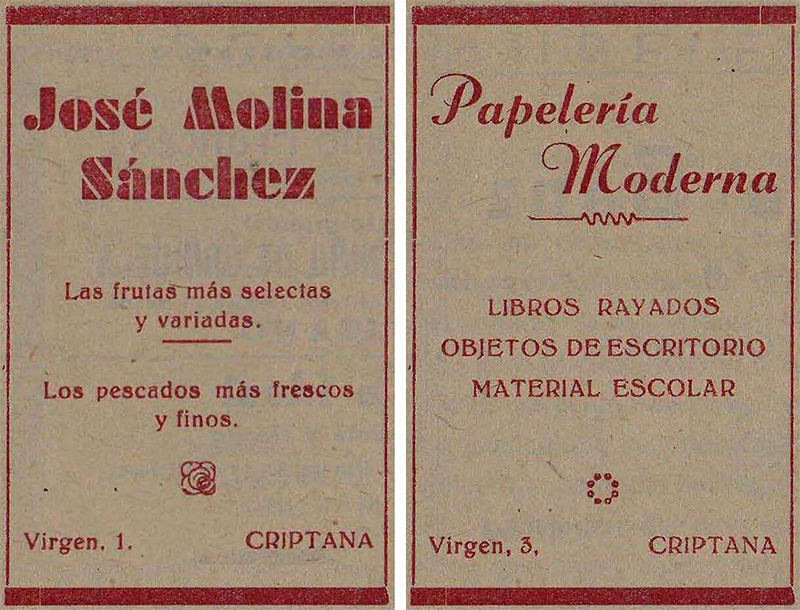 Jos Molina y Papelera Moderna