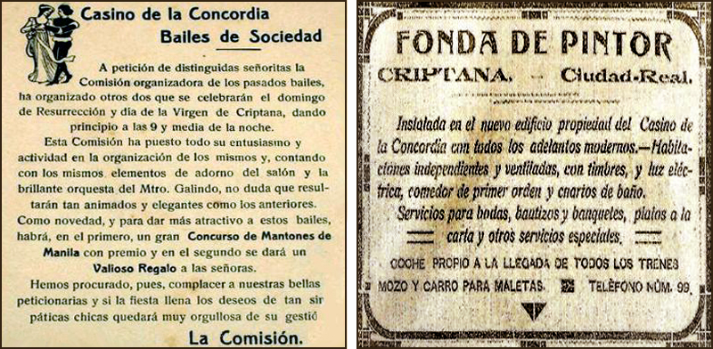 Casino de la Concordia y Fonda Pintor
