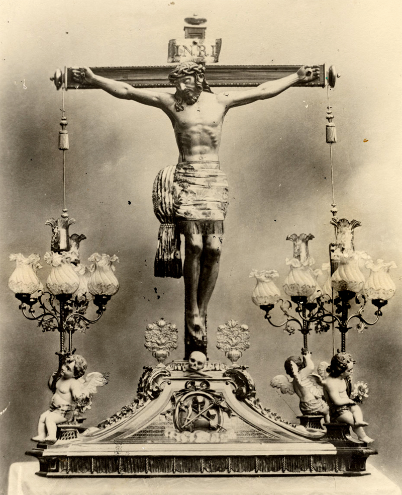 imagen antigua del Cristo de Villajos