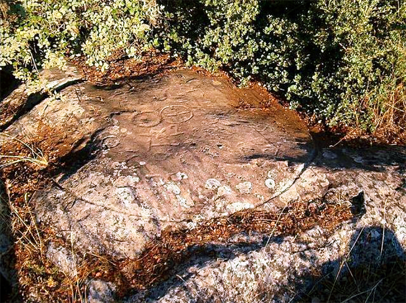 Petroglifo en la Senda de los Cantareros
