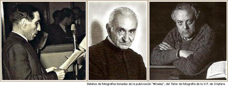 Francisco Lpez-Casero, don Santiago Olivares y Carmelo Daz-Ropero