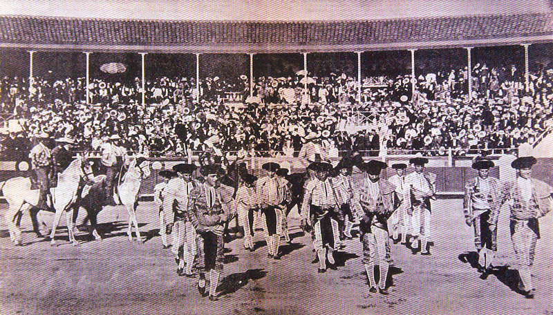 Inauguracin de la plaza de toros de Vista Alegre