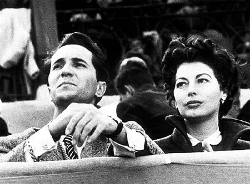 Luis Miguel Dominguín y Ava Gardner