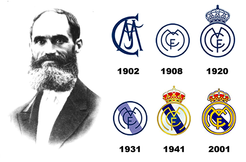 Joan padrs y escudo del Real Madrid