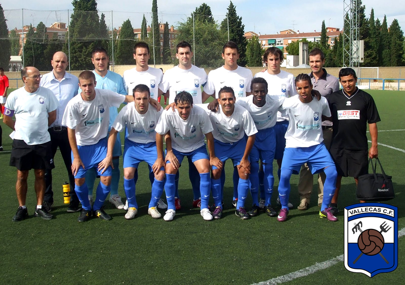 El Vallecas C.F. en su estadio Ntra. Sra. de la Torre