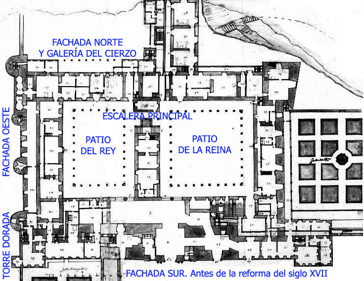 Plano del Alcázar