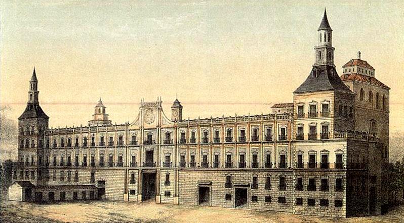 El real Alcázar hacia 1710