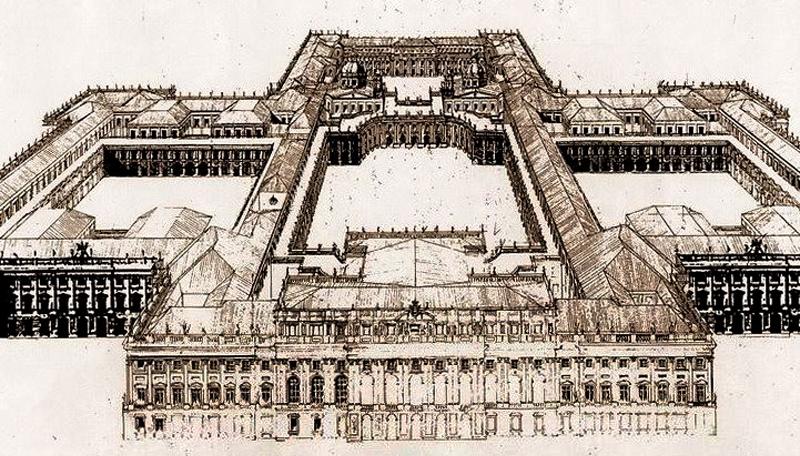 Proyecto de Juvara para el Palacio Real