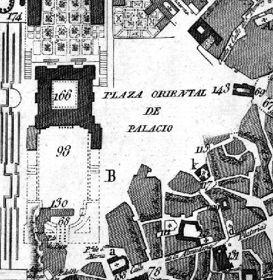 Plano de Madrid de Juan Lpez. 1812