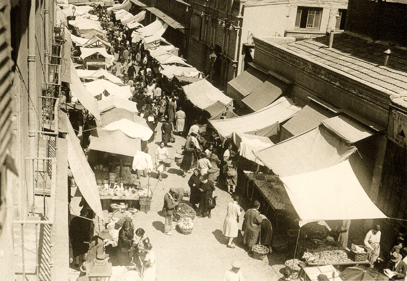 Mercado de Antón Martín en 1929