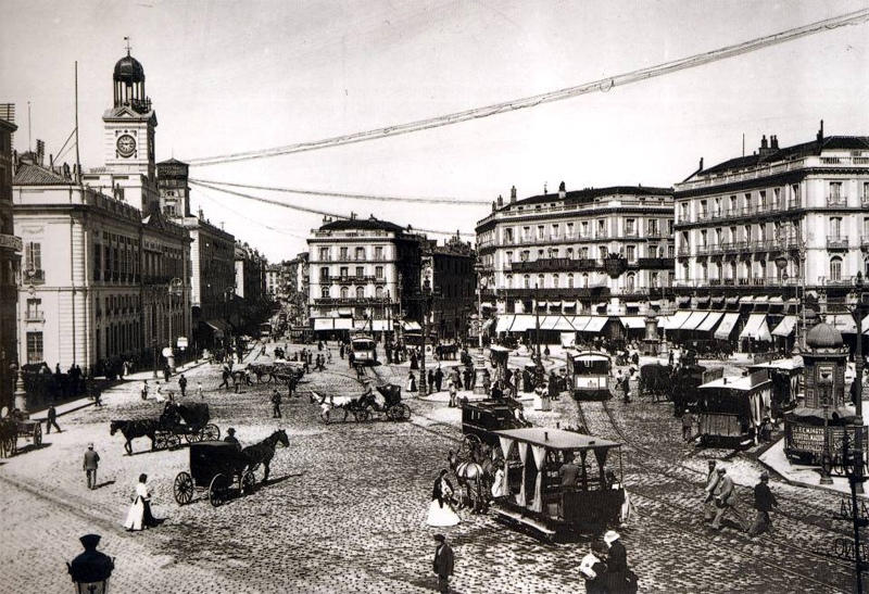La Puerta del Sol en 1877