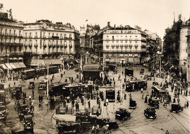 La Puerta del Sol en 1930