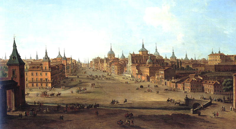 La calle de Alcalá en 1750