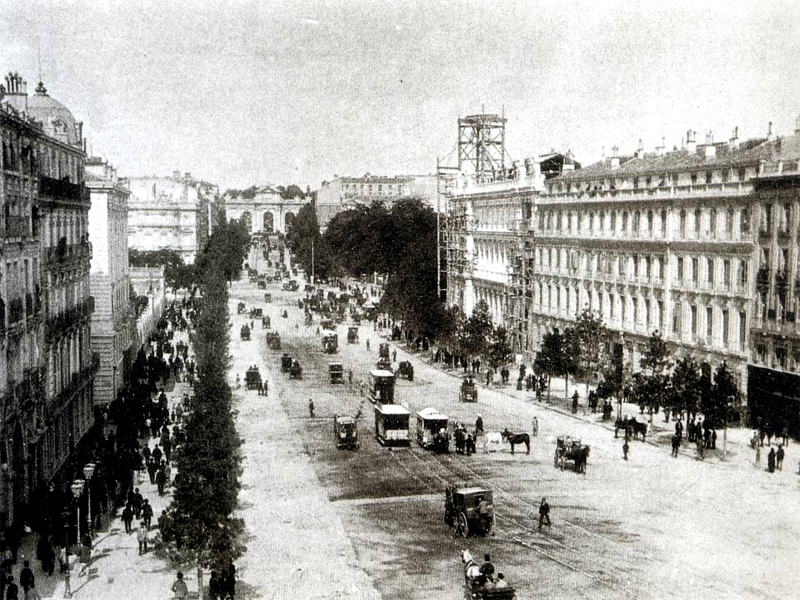 Calle de Alcal y Cibeles antes de 1891