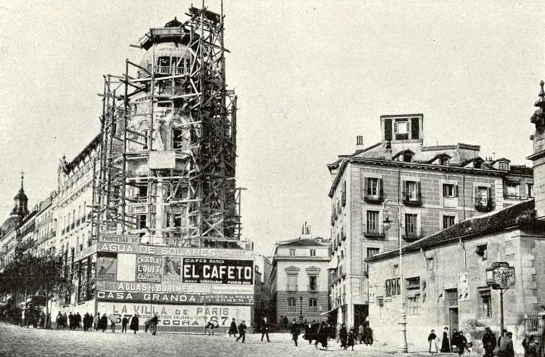 construccin del edificio Metrpolis. 1910