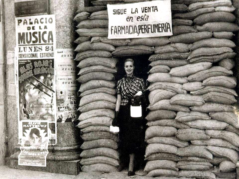 Comercio de la Gran Vía en la Guerra Civil