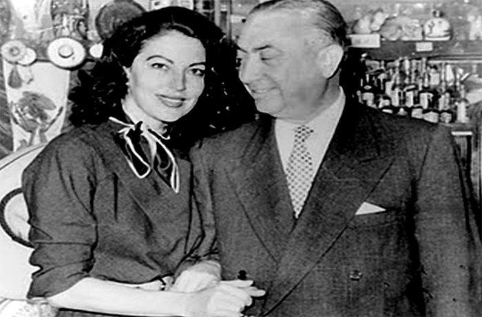 Ava Gardner con Perico Chicote