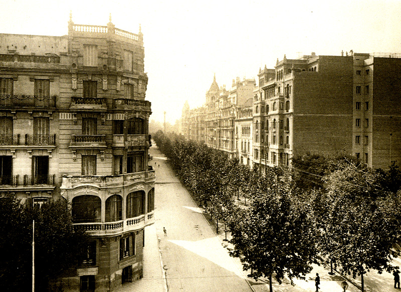 Bulevar de Prncipe de Vergara en 1930