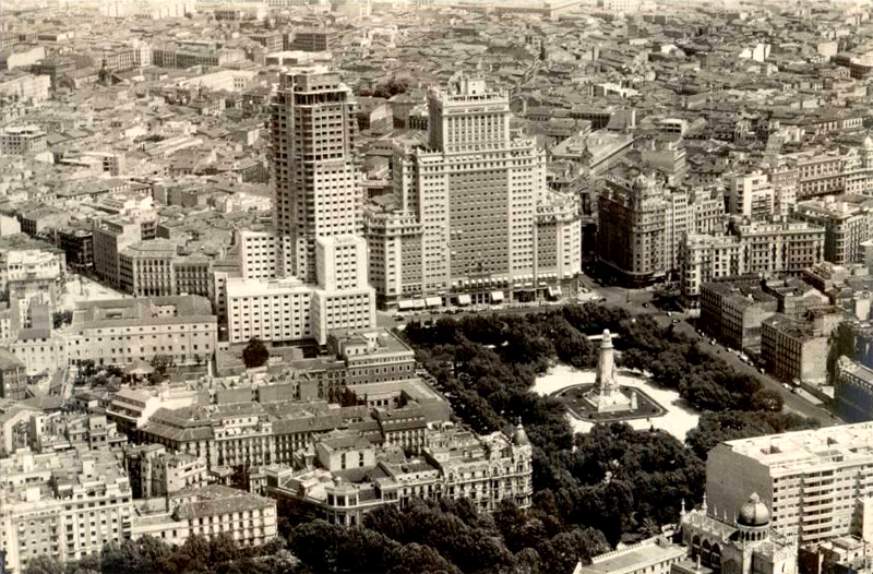 Plaza de Espaa en 1961