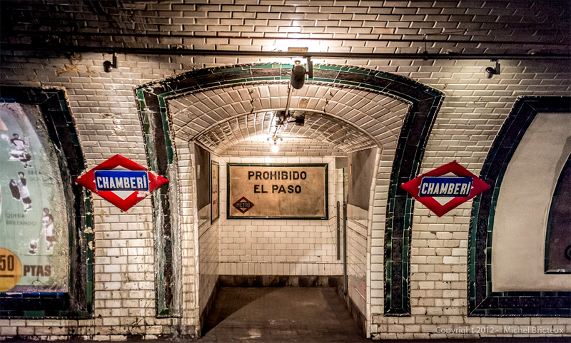 Antigua estacin del Metro de Chamber