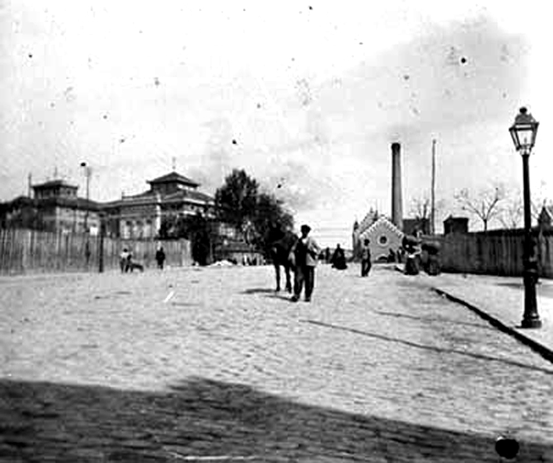 La calle de Luchana en 1900