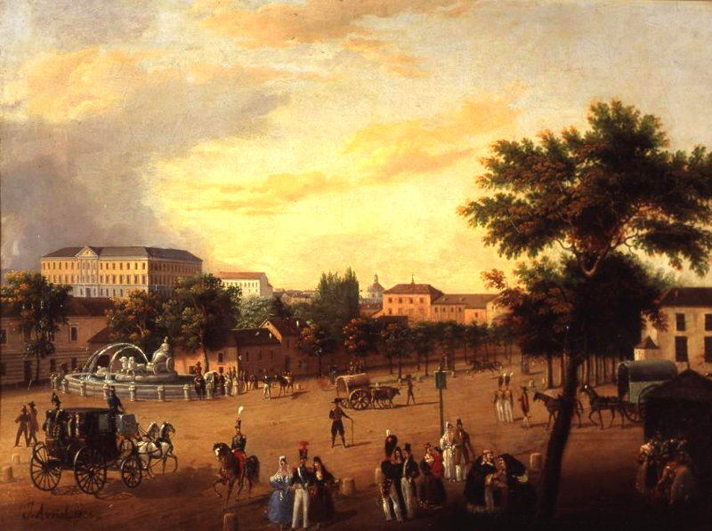 Paseo de Recoletos. 1836