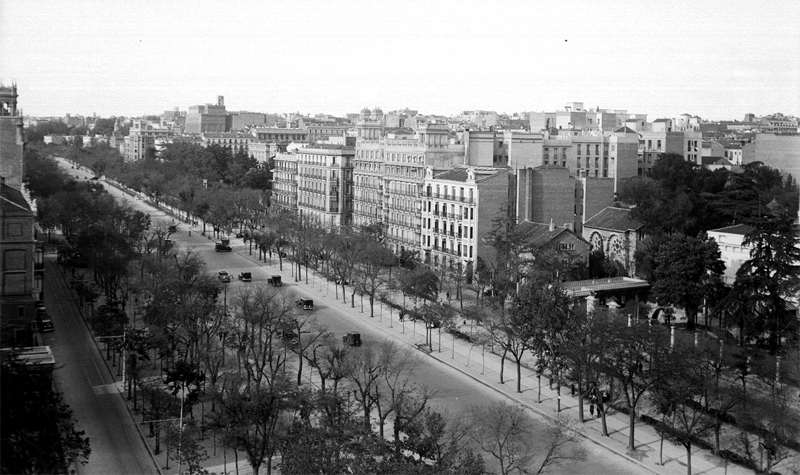 La Castellana en 1930. Iglesia Evangélica Alemana