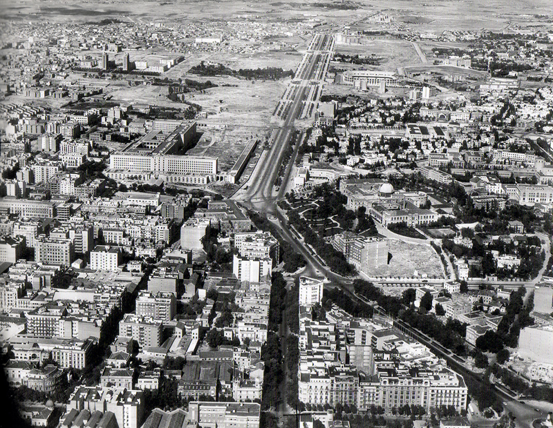 paseo de la Castellana en 1941