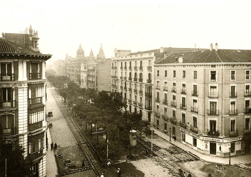 Calle de Velázquez en 1930