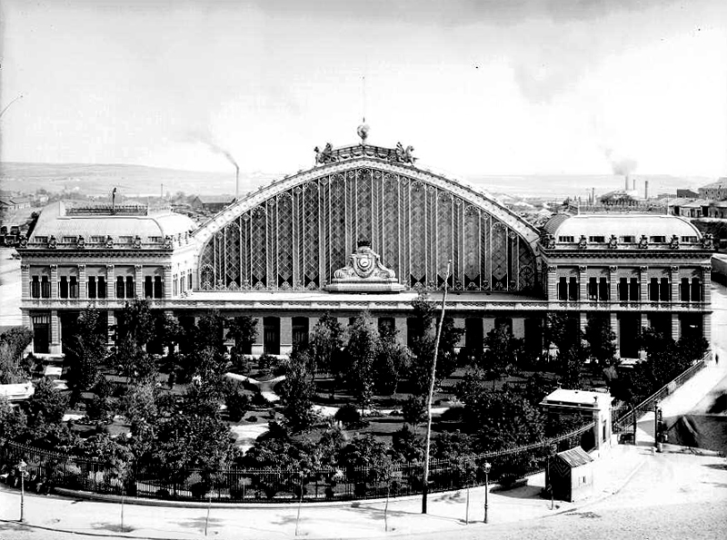 Estacin de Atocha. Finales del XIX