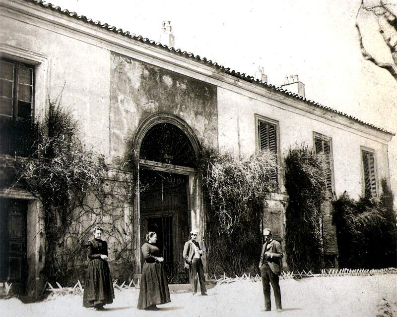 Aspecto de la Quinta del Sordo hacia 1905