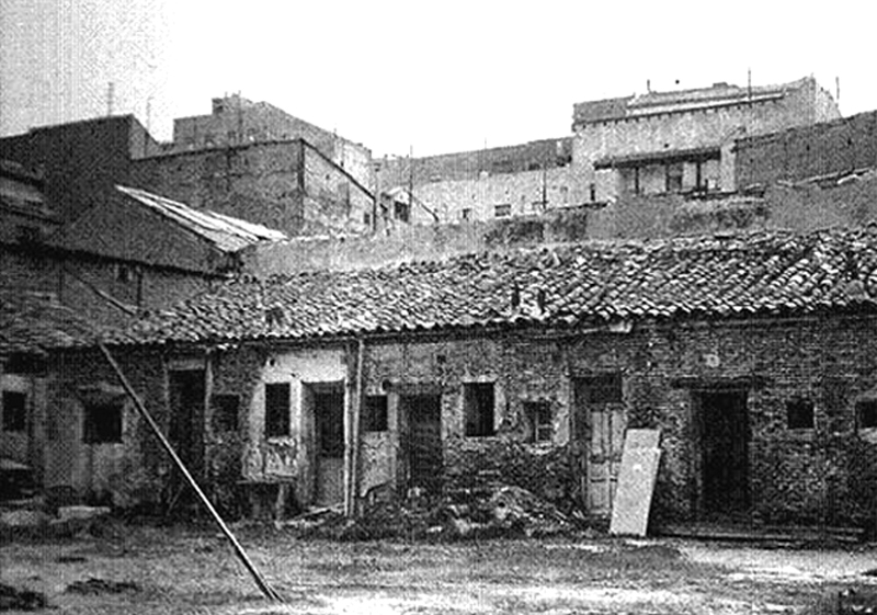 Antiguo caserío de Cuatro Caminos