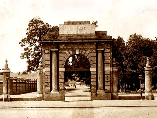 Entrada al antiguo Real Canal del Manzanares. 1930