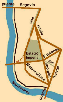 Plano de la Estacin Imperial