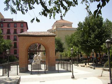 Plaza de Dos de Mayo. Barrio de Maravillas. Madrid