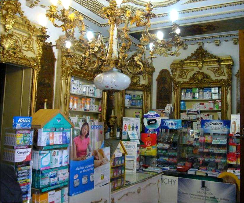 Interior de la Farmacia Deleuze