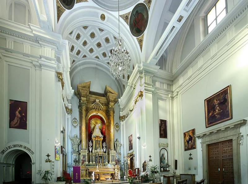 Interior de la iglesia de Maravillas