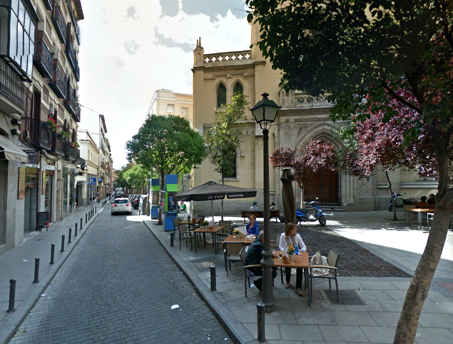 Calle del Divino Pastor. Antiguo palacio de Vistahermosa