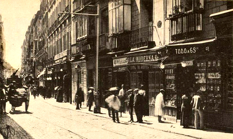 Calle de Fuencarral en 1910