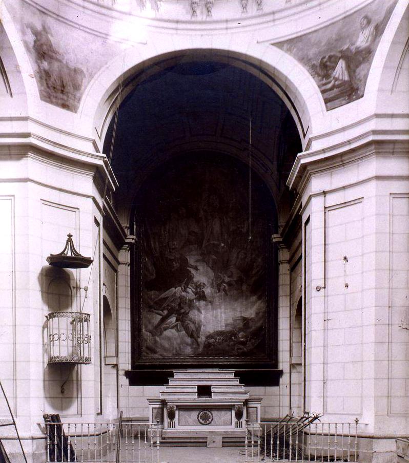 Iglesia capilla del Hospicio en 1920