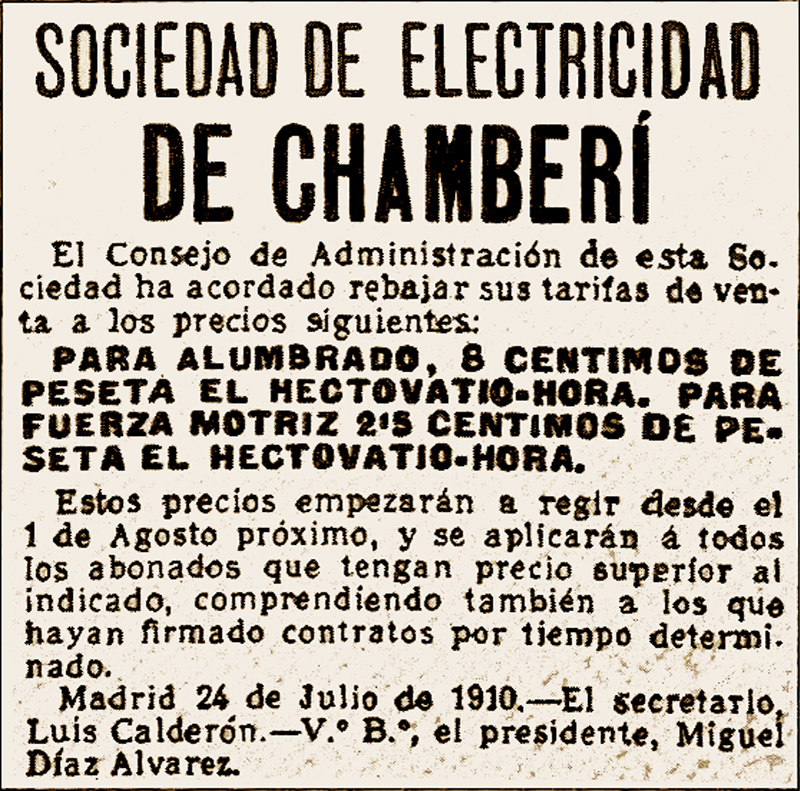 Sociedad de Electricidad de Chamberí